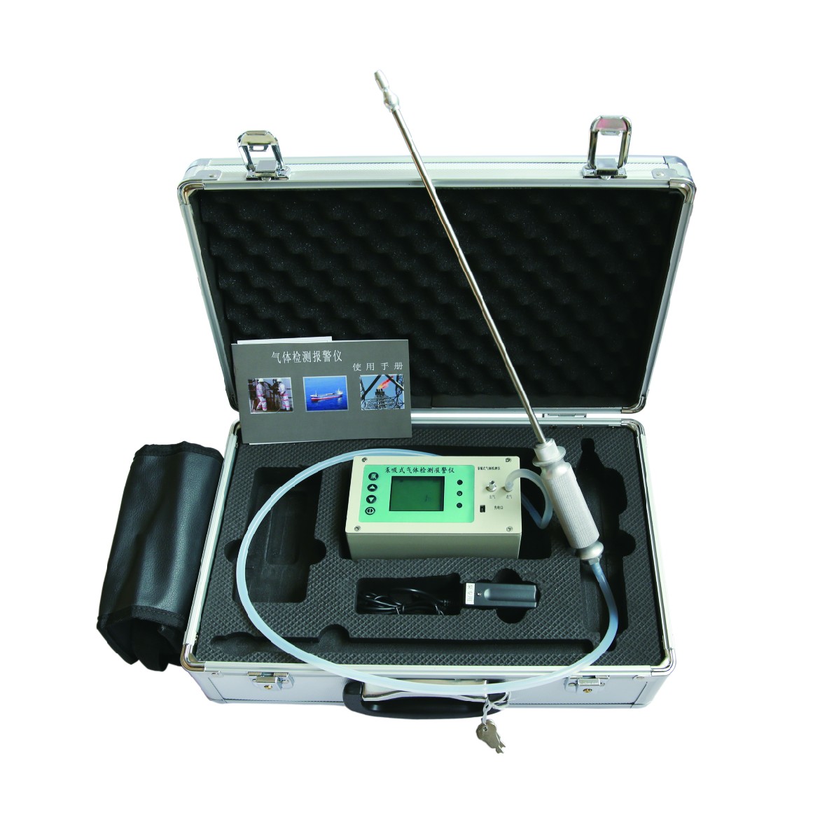 便携内置泵吸式气体检测报警仪